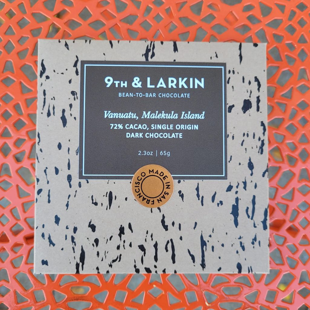9th & Larkin chocolate bar